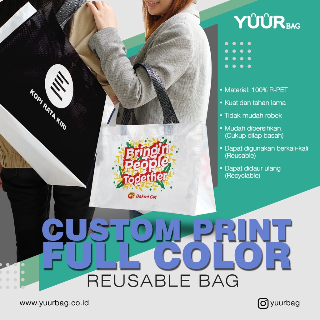 Tas Belanja Custom Printing - Small