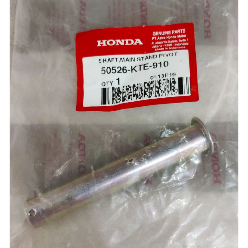 Shaft Main Stand As Standar Tengah Megapro Monoshock Ori Honda 50526KTE910