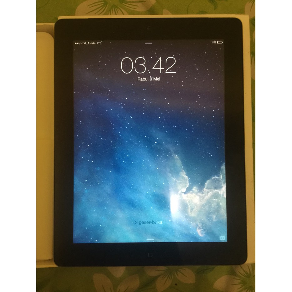 Tablet Second New Apple Ipad 4 Wifi Cell 4g Lte 32gb Retina Display Bnob Original Tab Bekas Shopee Indonesia