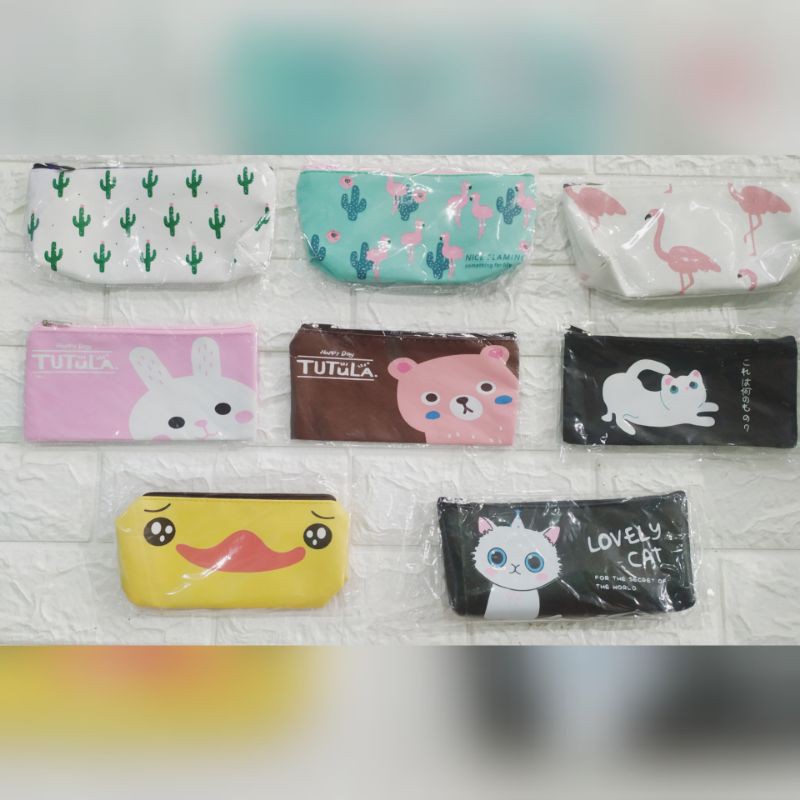 {SAP•HOME} KOTAK PENSIL MOTIF BTS BT21 KARAKTER MIKA LUCU UNIK / KOTAK PULPEN / TEMPAT ALAT TULIS-2