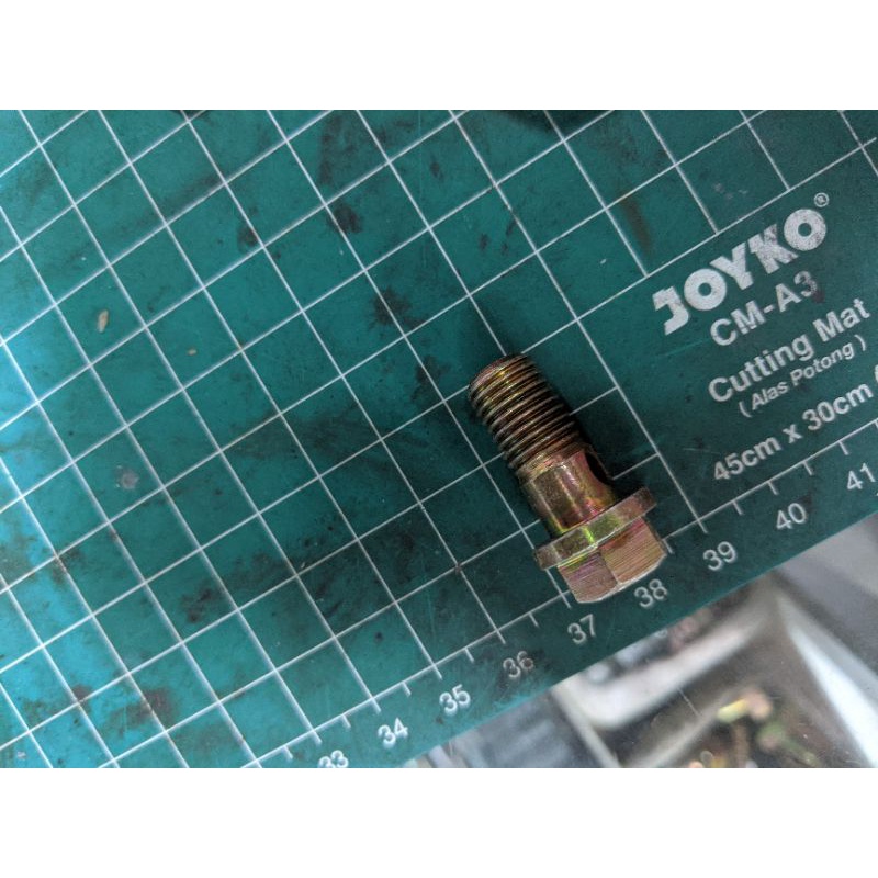 baut banjo solar m10 10mm drat pitch 1.25 drat panjang 20mm