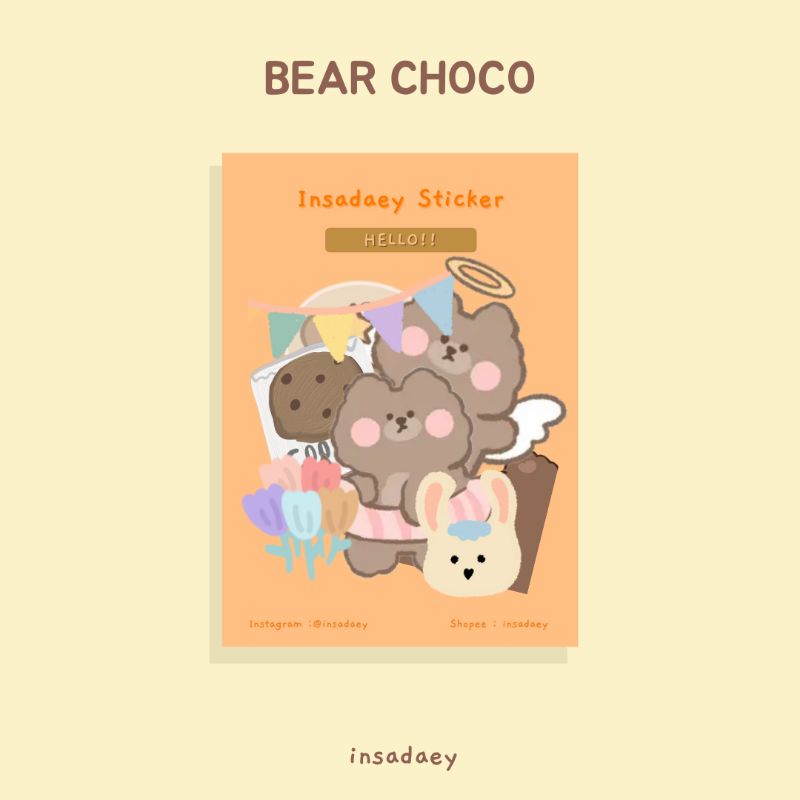 

STICKER BEAR CHOCO