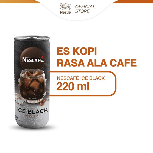 Promo Harga Nescafe Ready to Drink Ice Black 220 ml - Shopee