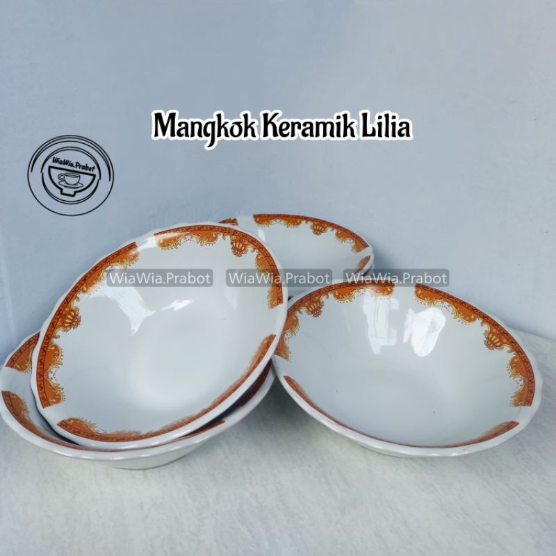 Jual Mangkok Mahkota Lilia Mangkuk Baso Mahkota Crown Bowl Shopee