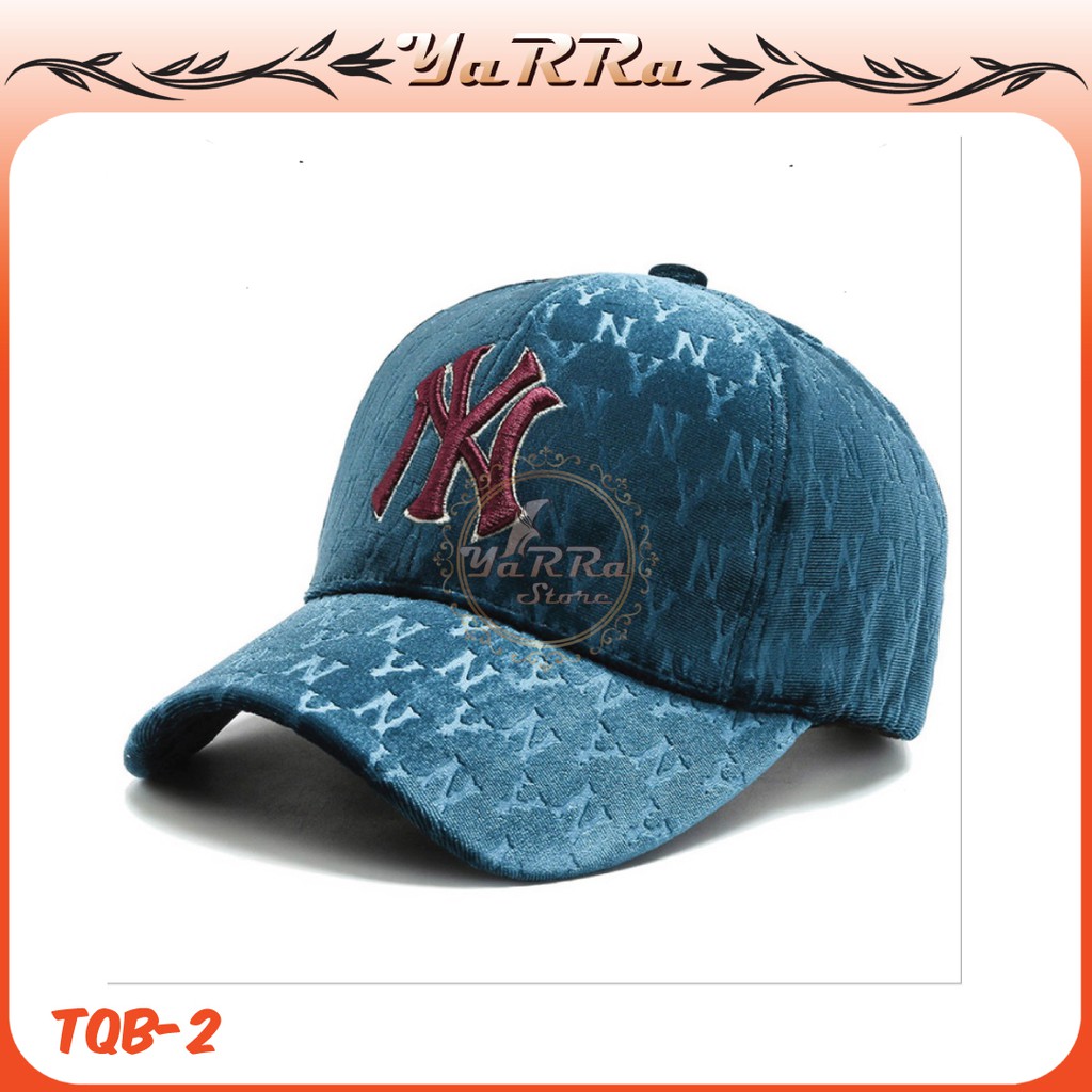 TOPI PRIA BASEBALL NY FASHION WANITA MOTIF HURUF AKSESORIS KEPALA KUALITAS PREMIUM IMPORT TQB