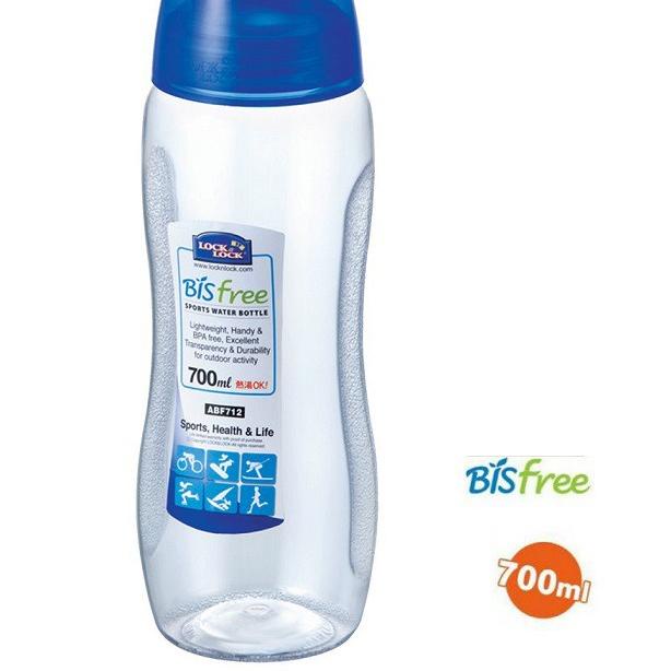 [VIP] Lock&Lock Water Bottle Sports Bottle Botol Air Minum 700mL  Biru ,.
