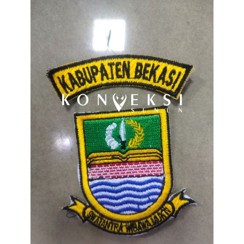 BADGE BORDIR KABUPATEN BEKASI