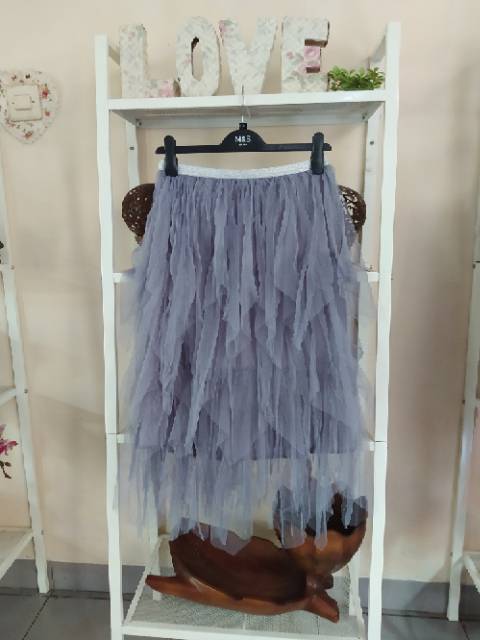 Tutu skirt rawis dewasa 3lyr /75cm