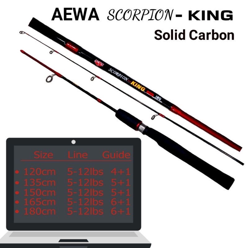 JORAN AEWA SCORPION king SOLID CARBON