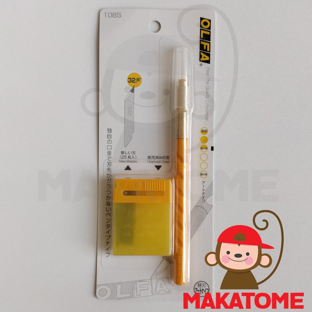 

OLFA Art Knife 10BS 25pcs blade Pisau kecil kerajinan 10b tangan 10 BS craft