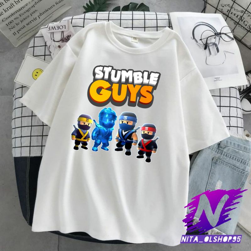 BAJU STUMBLE GUYS KAOS ANAK STUMBLE GUYS NINJA