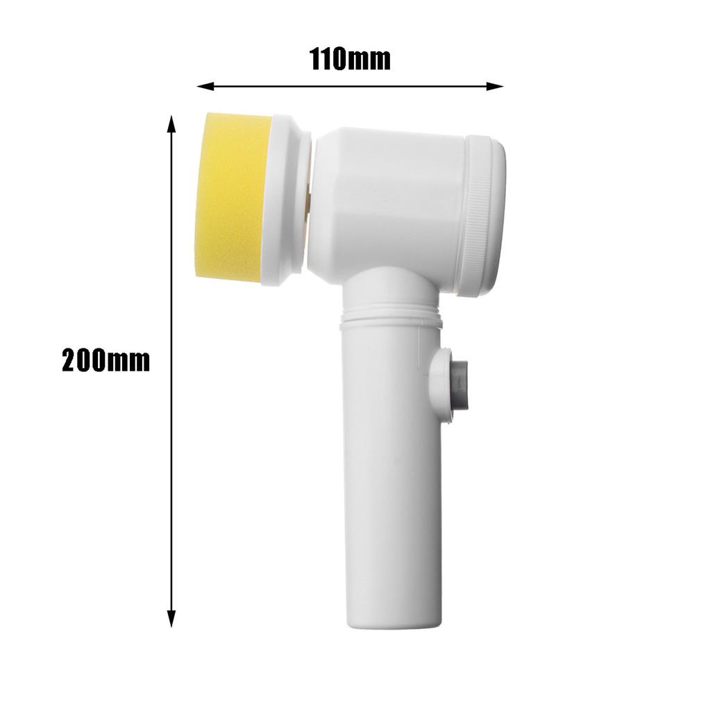 (house2020) 5in1 Sikat Pembersih Bathtub / Wastafel / Toilet Elektrik Untuk Dapur / Kamar Mandi