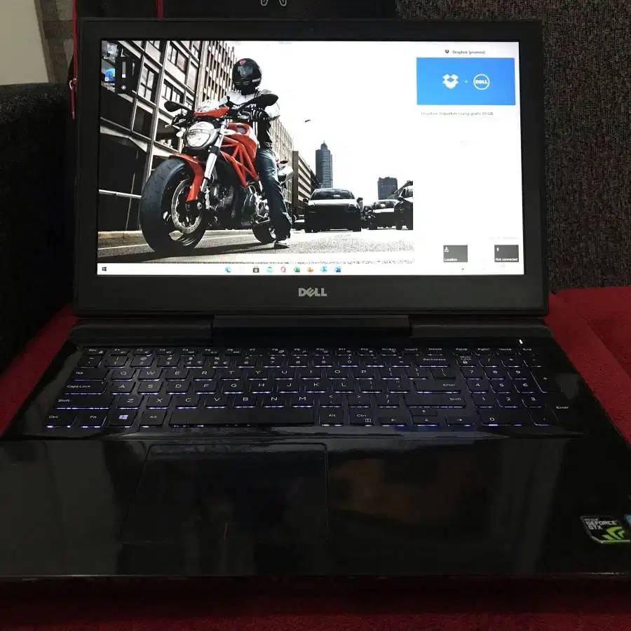 Laptop Dell Gaming Pandora i7 RAM 20GB SSD 256 bekas second