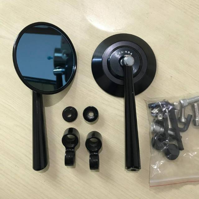 Spion bulat kecil warna hitam variasi motor