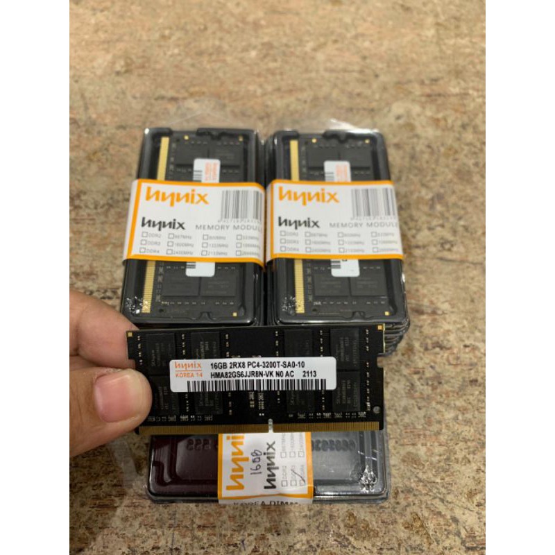 MEMORY LAPTOP (SODIMM) DDR4 16GB 3200MHZ HYNIX