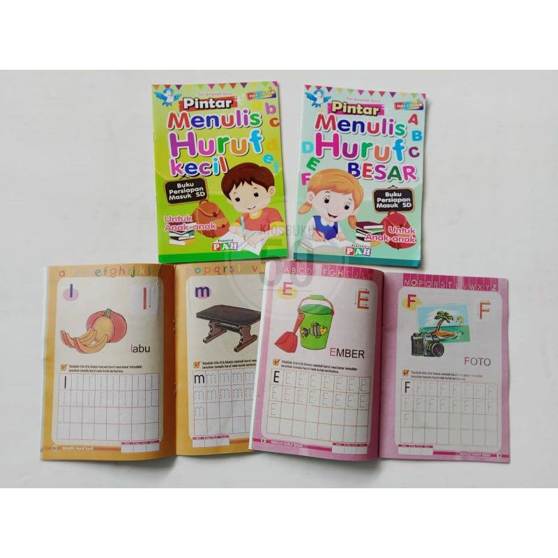 Buku Pintar Menulis Huruf Besar &amp; Huruf Kecil - PAH