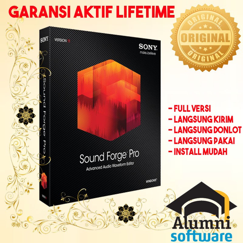 [FULL VERSION] SONY Sound Forge Pro 11 Recording Mixing GARANSI