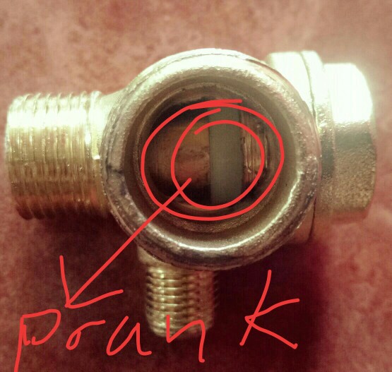 Cp Katup Konektor 3 Port Male Threaded Bahan Kuningan Untuk Kompresor Udara