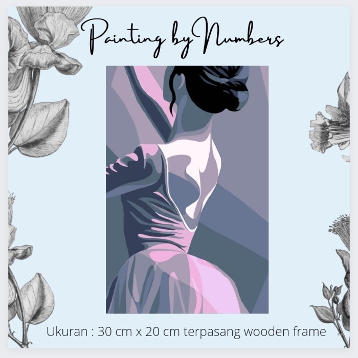 

Produk Terbaru Diy Painting By Number 30X20Cm Kerajinan Tangan - Ballerina
