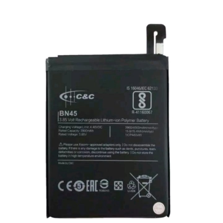 Batre battery Xiaomi Redmi Note 5 / Pro / Plus BN45 MERK C&amp;C