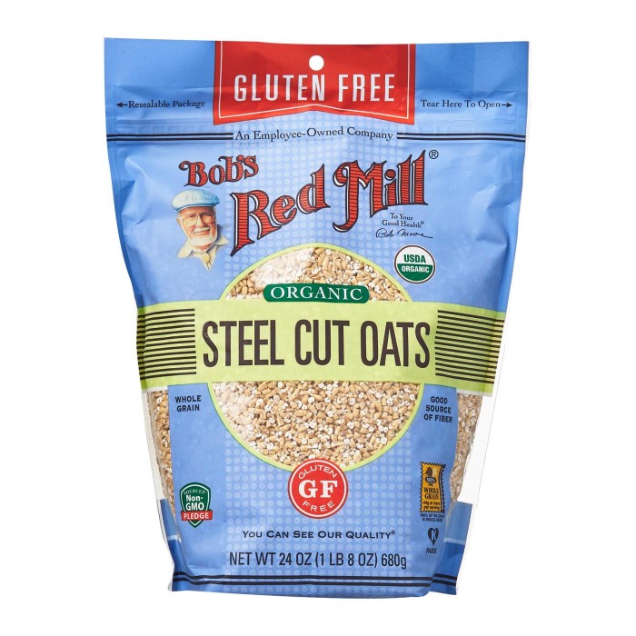 

Bob'S Red Mill Gluten Free Organic Steel Cut Oats