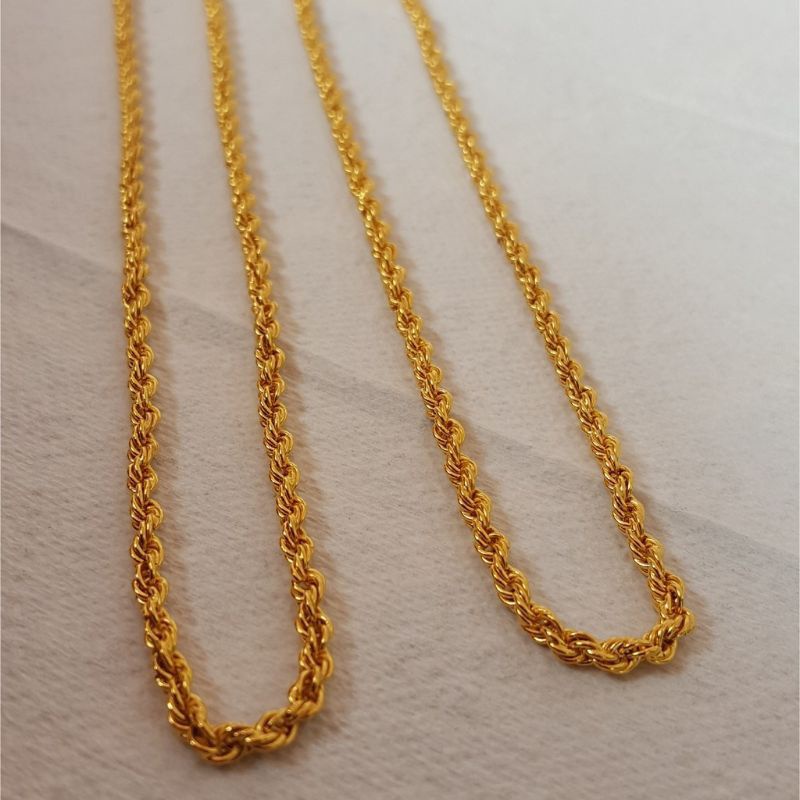 KALUNG TITANIUM TAMBANG GOLD BAGUS STAINLESS STEEL 316L