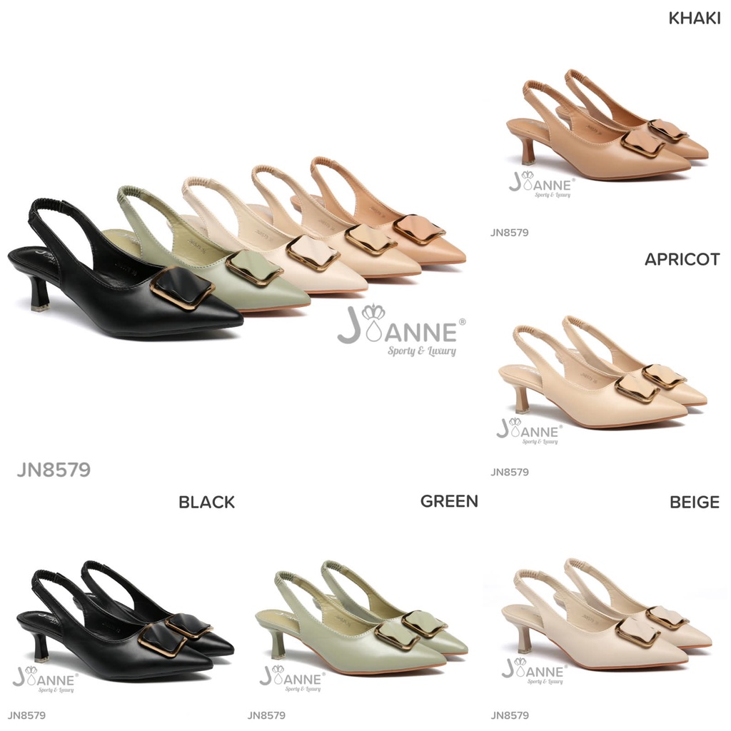 JOANNE Slingback High Heels Shoes #JN8579 ORIGINAL