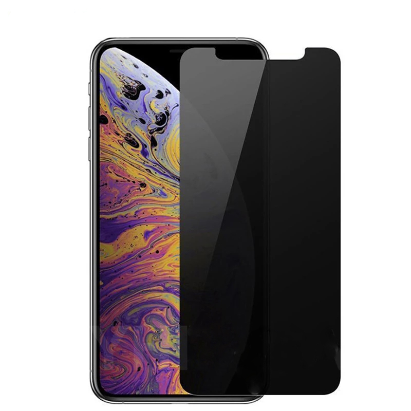 Pelindung Layar Tempered Glass 3d Anti Spy Untuk Iphone 12 Mini Pro Max 5 Se 6 6s 6p 6sp 7 7p
