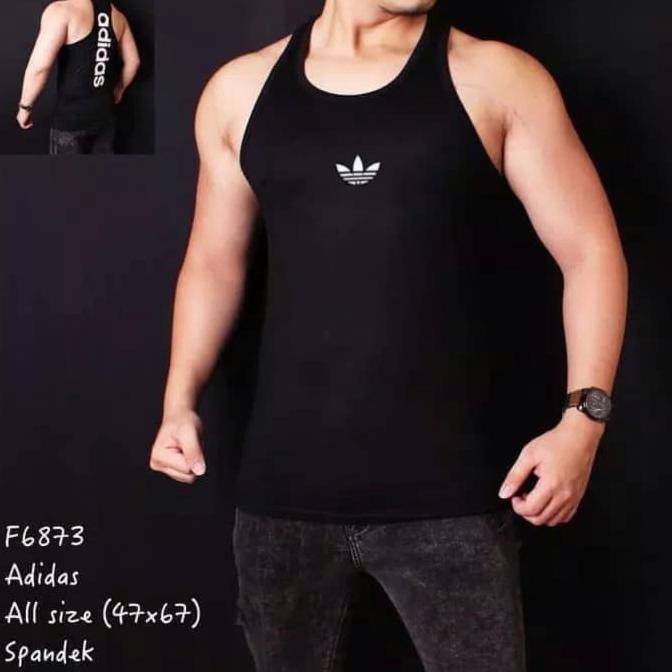 Singlet gym ADIDAS / kaos training fitness fitnes pria - bola---ped
