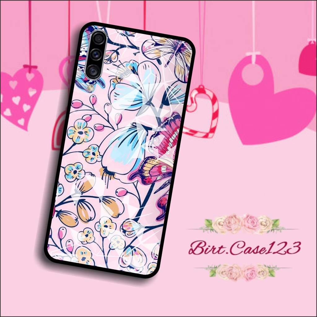 softcase diamond gambar FLOWER oppo vivo samsung iphone realme all type BC257