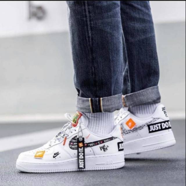af1 just do it pack white