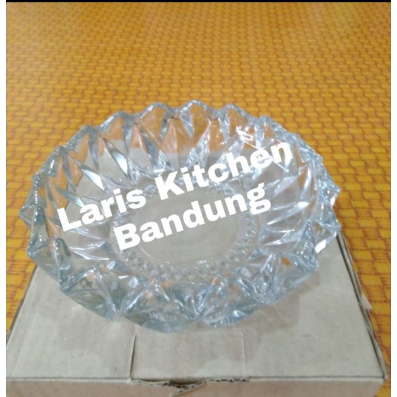 Asbak tempat abu rokok kaca beling Besar