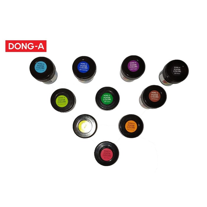 

Poster Color/ Cat Air Dong-A warna 15 ml/set