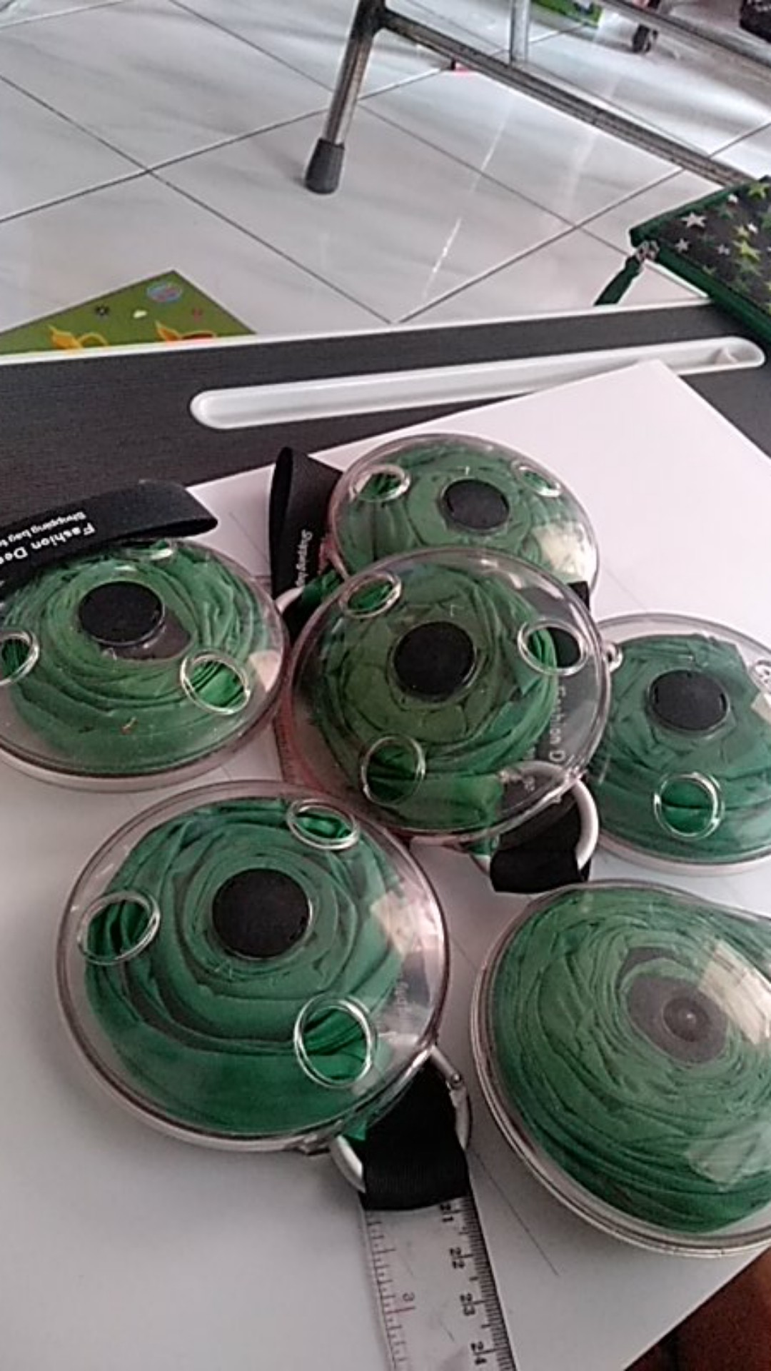 Tas Belanja Lipat Go Green Fashion Roll Up Shopping Bag