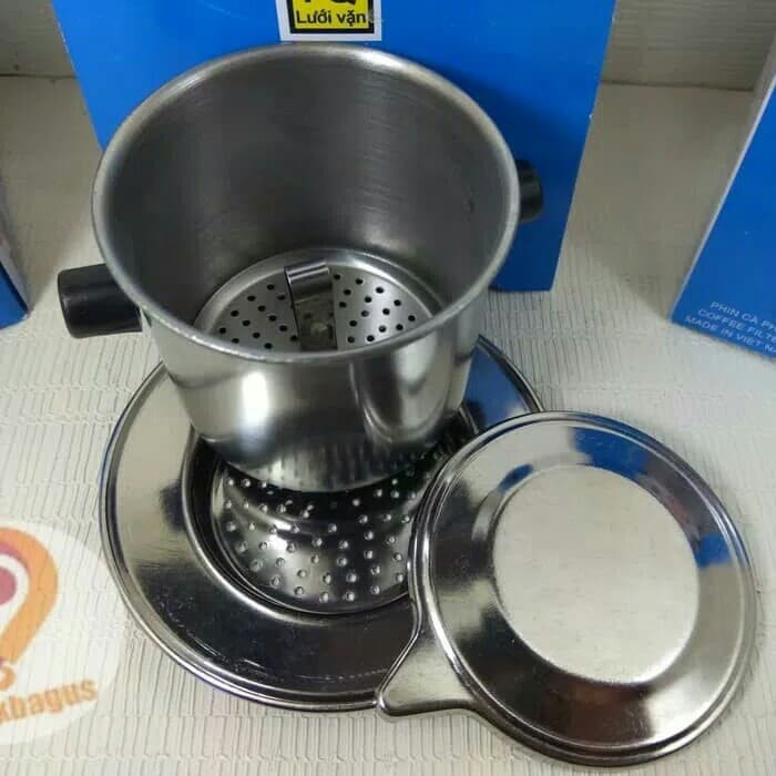 Long Cam 7Q Vietnam Drip Sekrup Ulir -Coffee Maker Bahan Stainless Steel Anti Karat