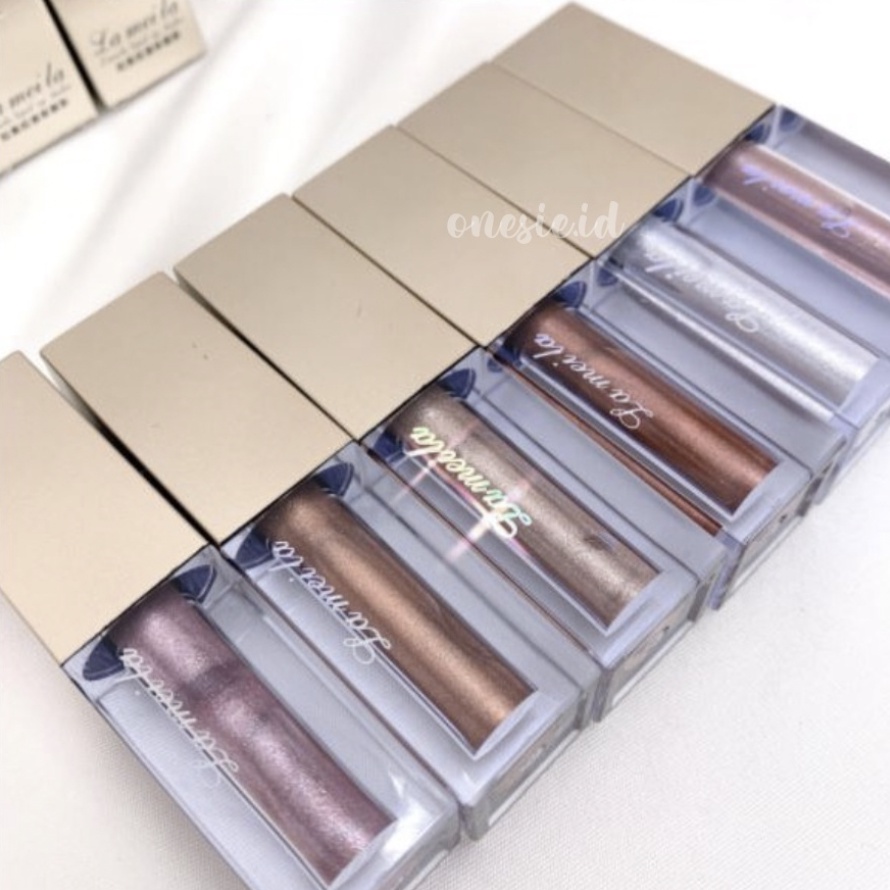 LAMEILA Eyeshadow Liquid Glitter Cair Korea 6 Warna Waterproof Long Last LA062
