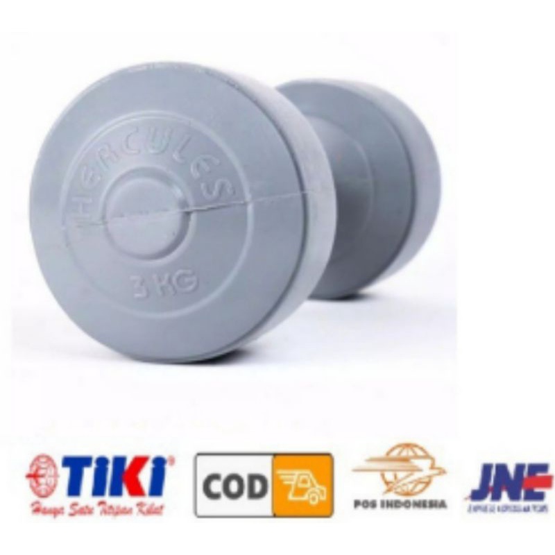 Dumble Barbel plastik dumbel dumbell 3kg 3 kg win star stamina