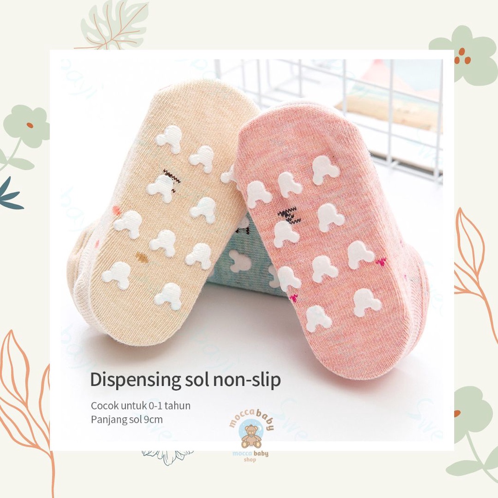 MBSS - Kaos Kaki Bayi Anak Laki Laki Perempuan Import Berkualitas newborn - 12 Bulan / KOREAN PETS