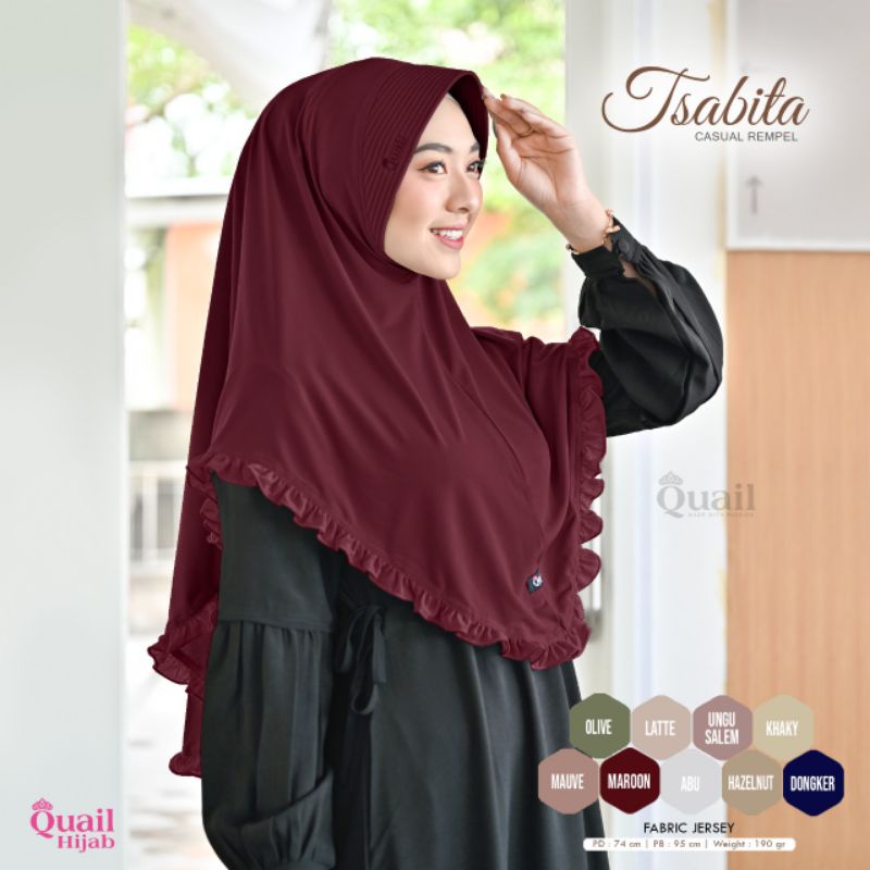 Quail Hijab Tsabita Jilbab Instan Casual
