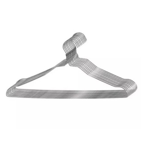 Hanger kawat polos/Hanger Baju Kawat Kuat / Hanger Kawat Murah / gantungan baju murah kawat anti kar