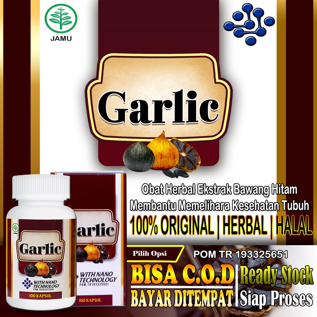 Jual Obat Herbal Sakit Jantung Jantung Bengkak Lemah Jantung Obat Ekstrak Bawang Bawang Hitam Garlic Indonesia Shopee Indonesia