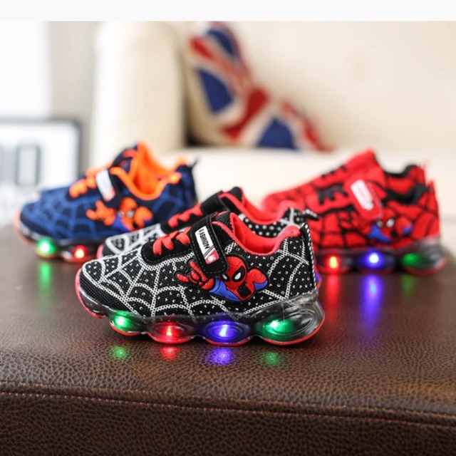 Sepatu Spiderman size 21-36