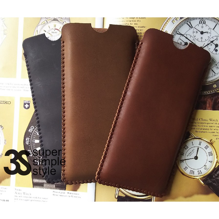 Leather case pouch Oppo Reno 5 sarung HP android 6,43 inch Sleeve 2021