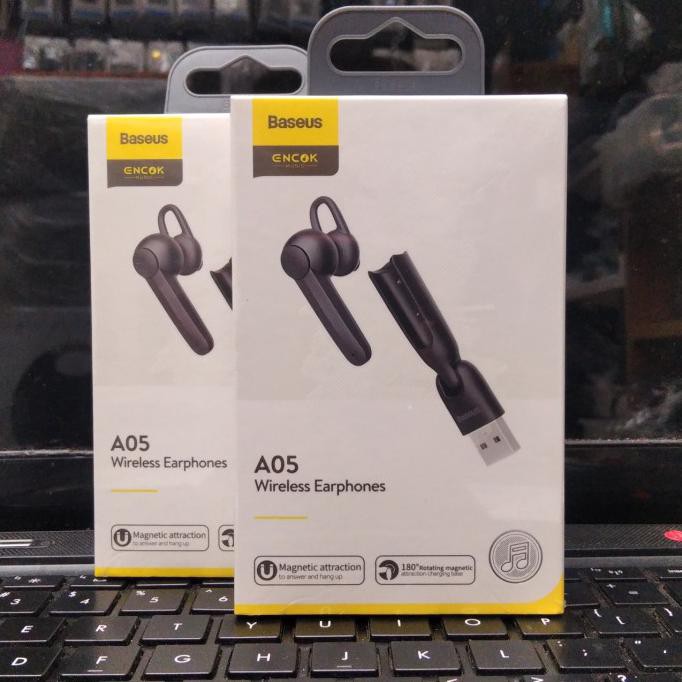 BASEUS Encok A05 Wireless Earphone Bluetooth Headset Magnetic Charging AP152