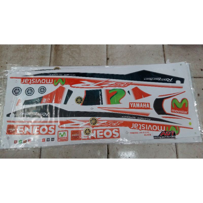 striping yamaha 125z movistar orange