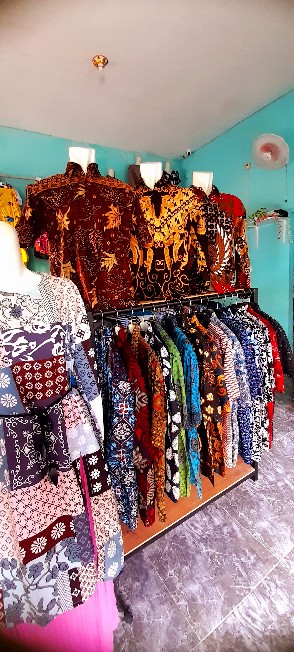 Diskon Bswart Batik Hrb026 Kenongo Hem Pendek Padi Pekalongan M L Xl Batik Pria Murah Modern Grosir.