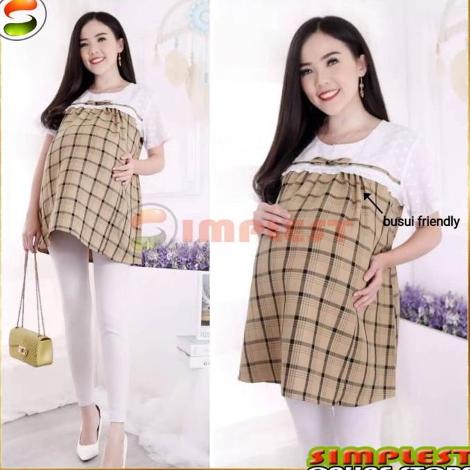 TERMURAH ! Baju Hamil & Menyusui Atasan Ibu Hamil Blus Bumil Modern Kenzo