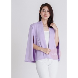 Cape Blazer - outter wanita - blazer wanita - XXL, Cappucino