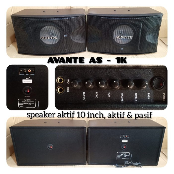 AVANTE AK 1K SPEAKER AKTIF PASIF 8 IINCH HARGA SEPASANG