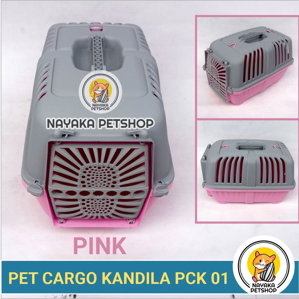 Kandila PCK 01 Pet Cargo Kucing Pet Carrier Murah Travel Musang